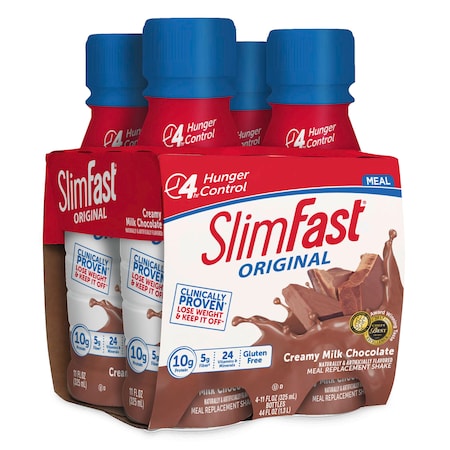 SLIMFAST Slimfast RTD Original Creamy Milk Chocolate Shake 11 oz., PK12 74001